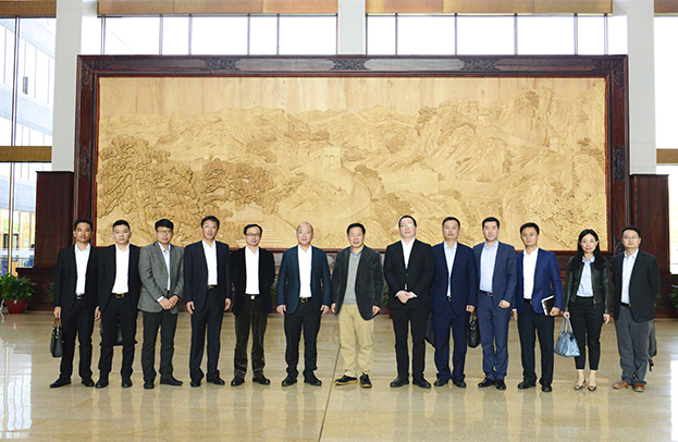 leyu乐鱼官方·（中国）登陆入口总裁庄展诺一行受邀参访北京用友产业园